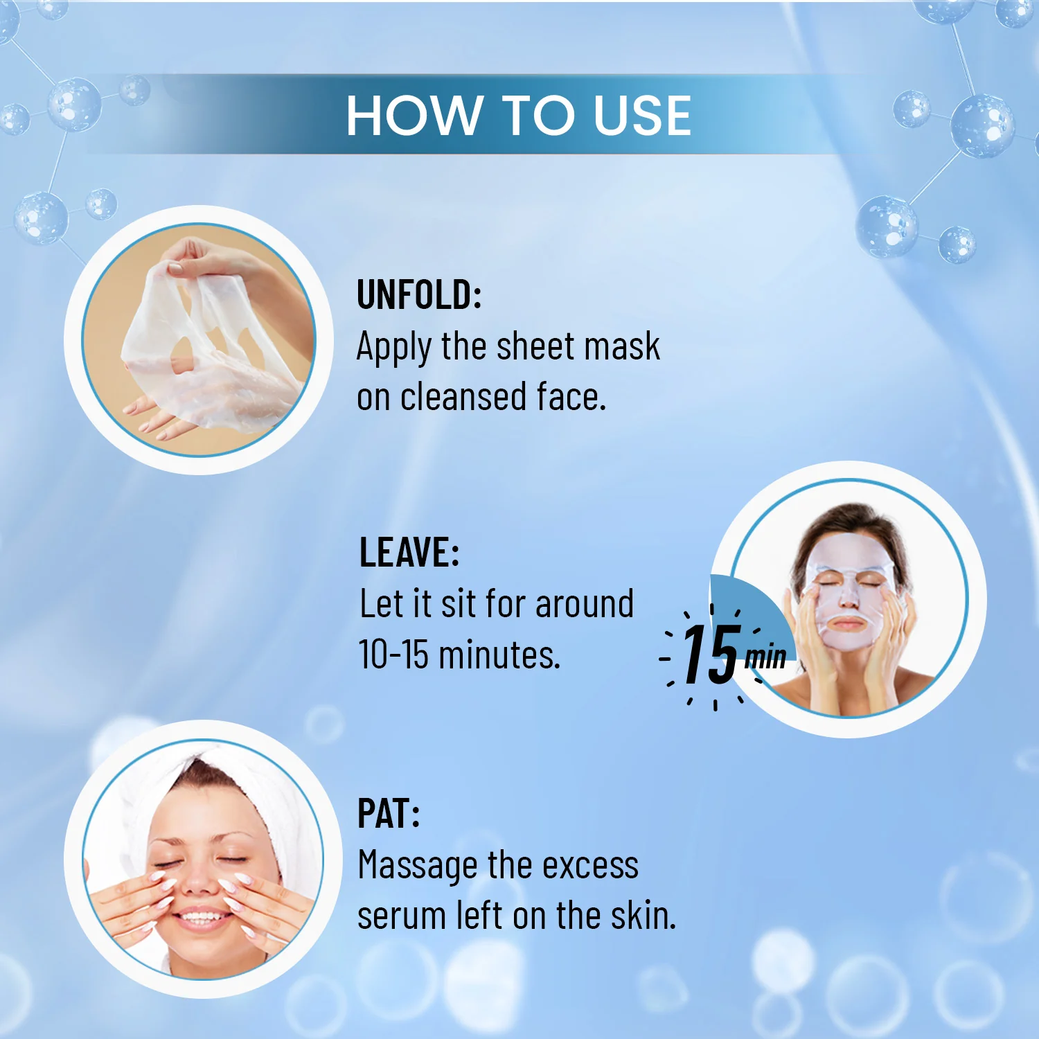 Aqua & Hyaluronic Acid Sheet Mask  - Image 7