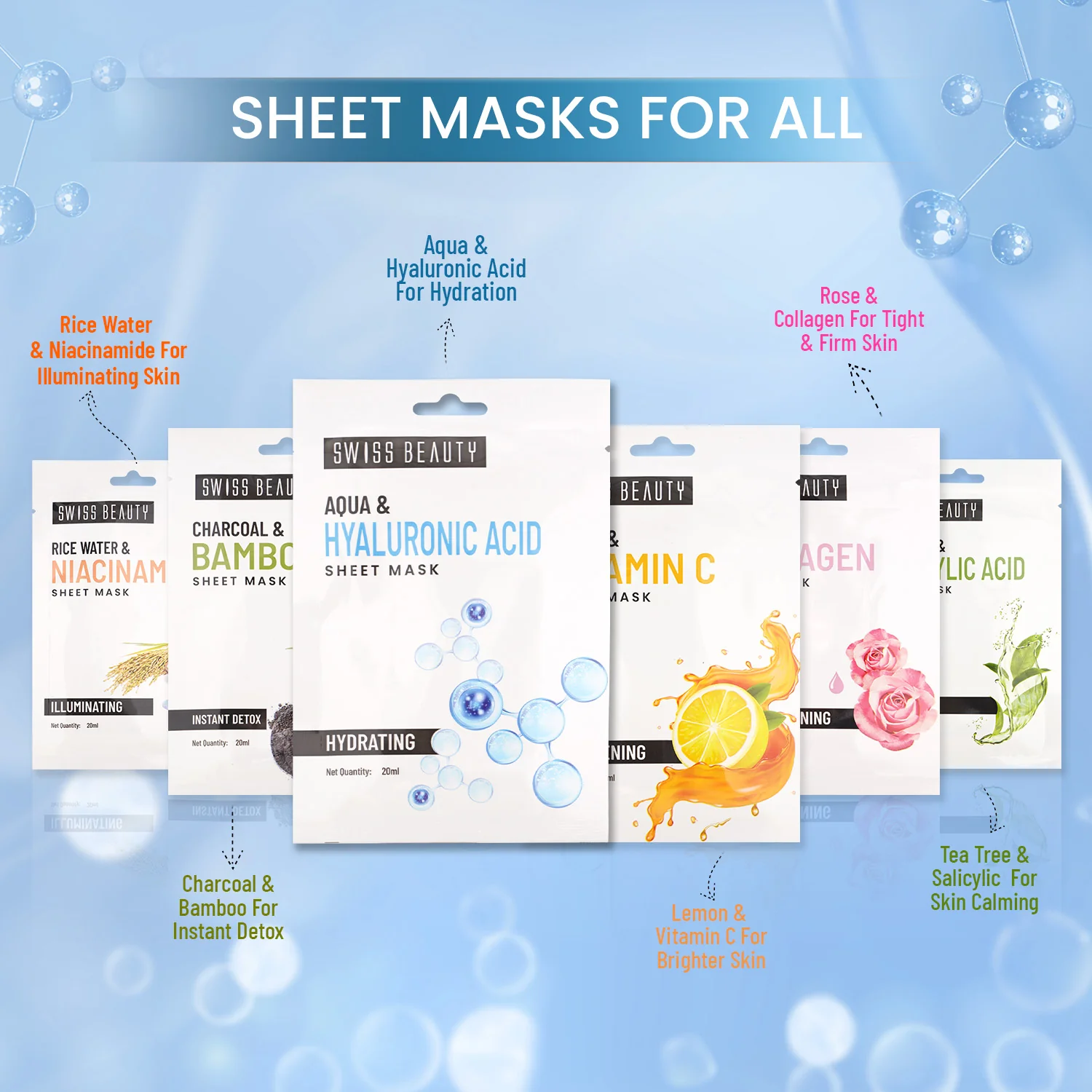 Aqua & Hyaluronic Acid Sheet Mask  - Image 8