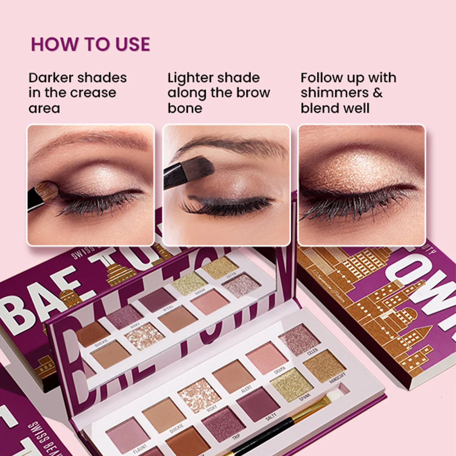 Bae Town Eyeshadow Palette - Image 13