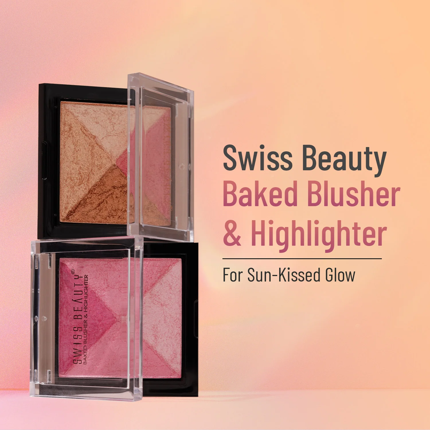 2-in 1- Baked Blusher & Highlighter - Image 8