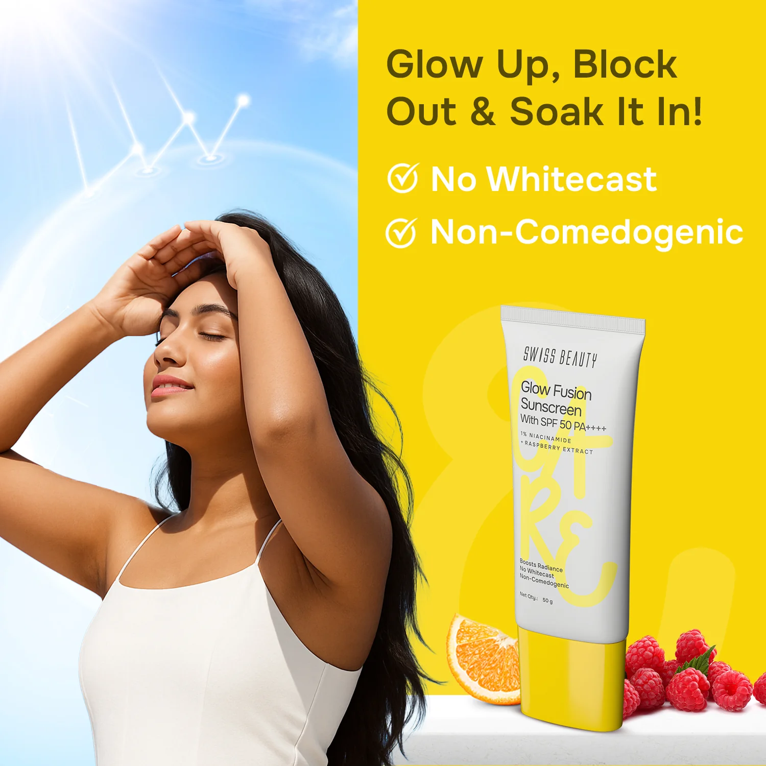 Care Glow Fusion Sunscreen With SPF 50 PA++++ - Image 5