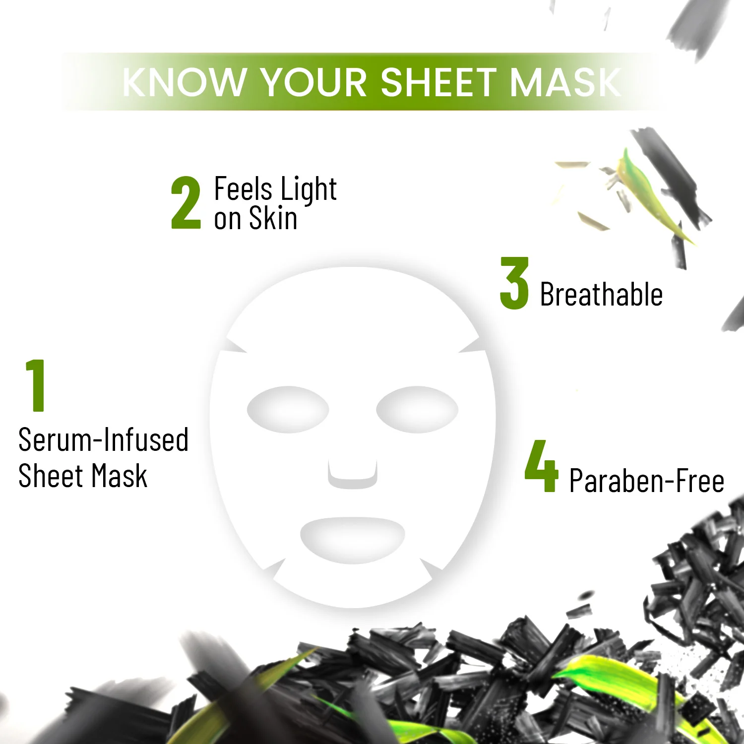 Charcoal & Bamboo Sheet Mask. - Image 6