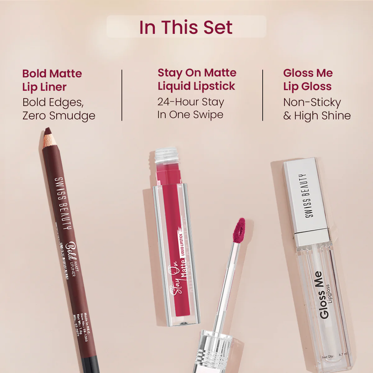Cherry Cuffs Lip Combo - Image 2