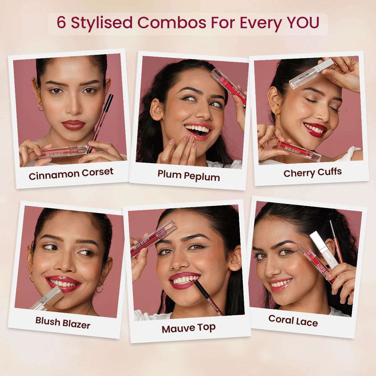 Coral Lace Lip Combo - Image 4