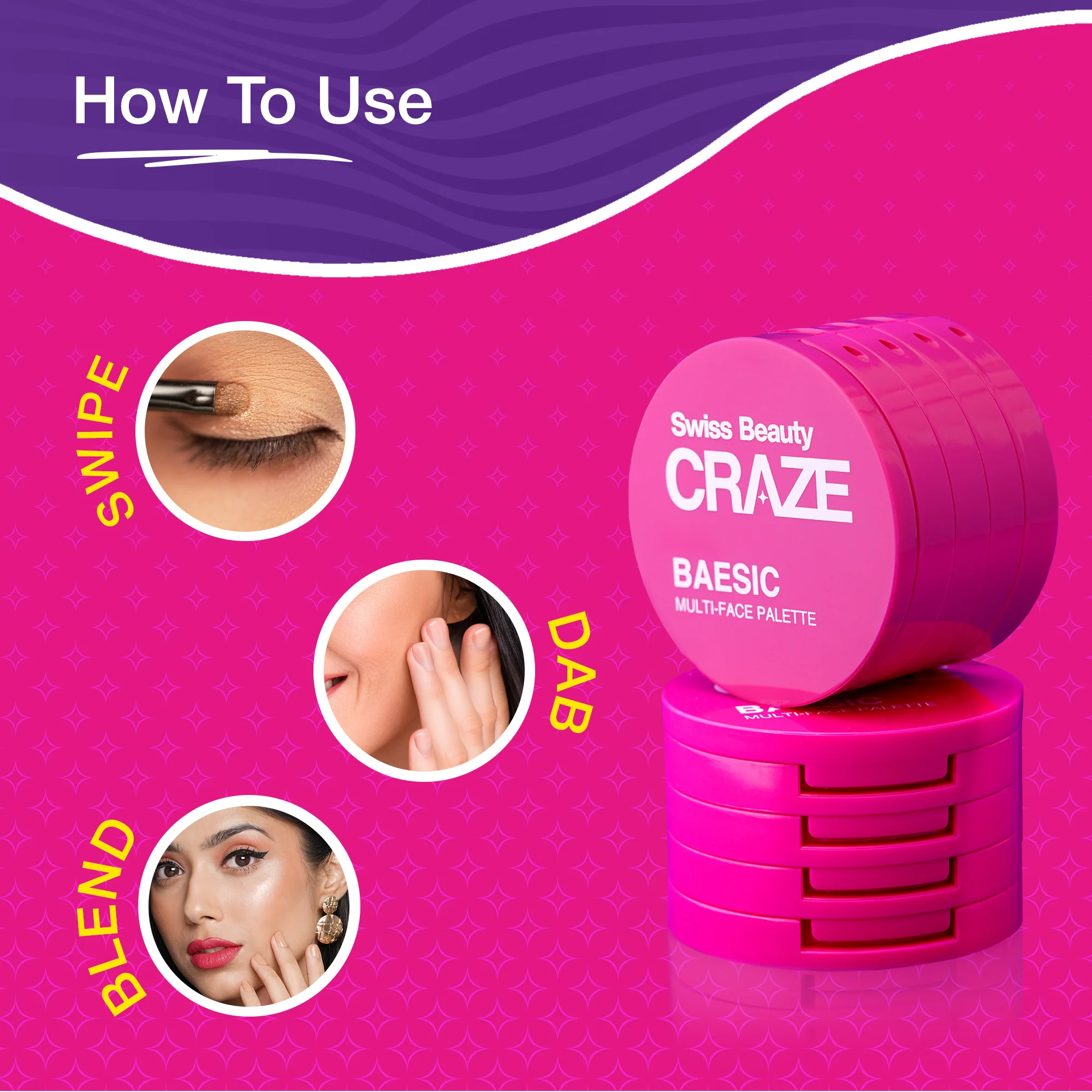 Craze Baesic Multi-face Palette - Image 12