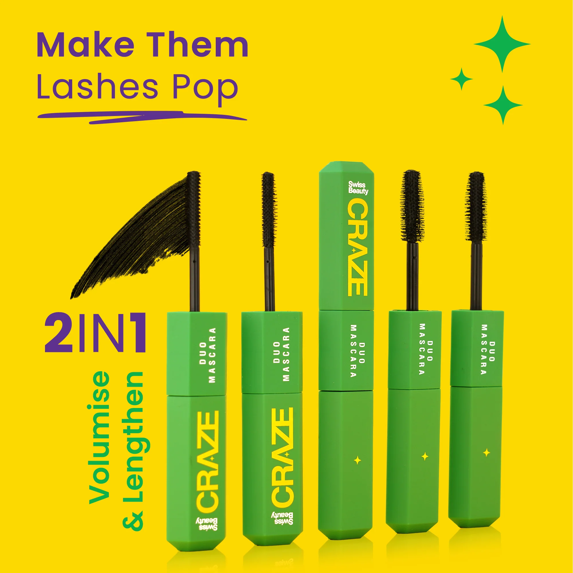 Craze Duo Mascara Black - Image 3