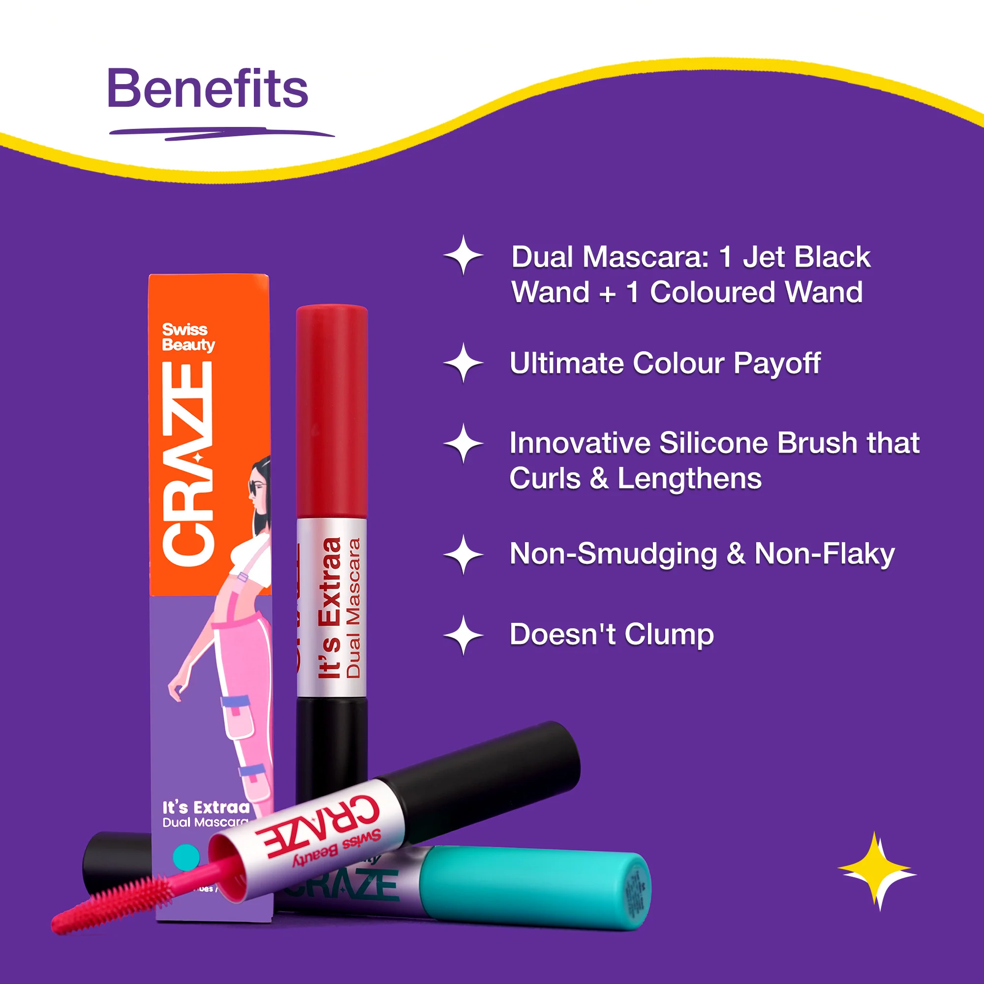 Craze It's Extraa Dual Mascara - Image 33