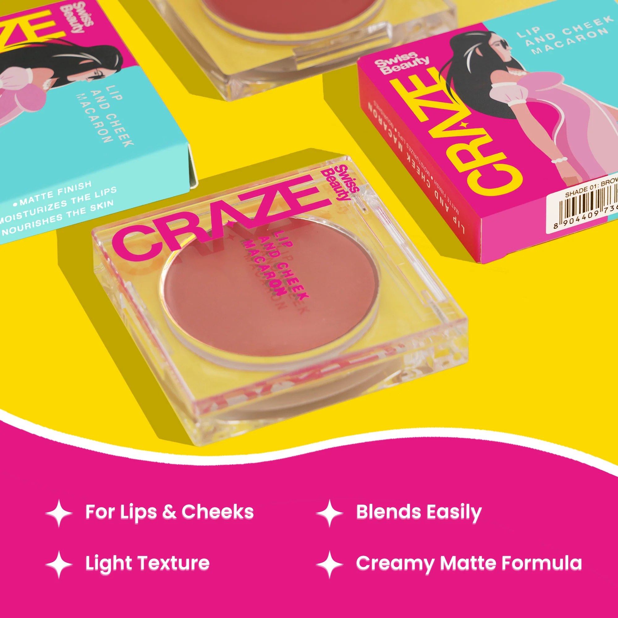 Craze Lip and Cheek Macaron - Image 24