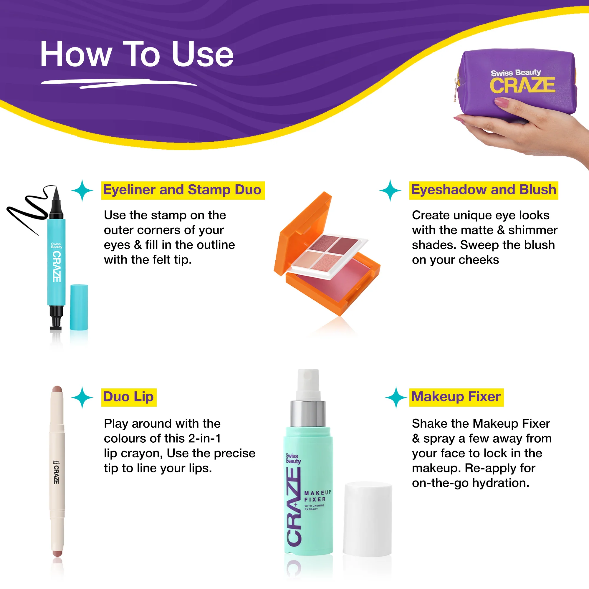 CRAZE Seriously Slayer Makeup Kit (4 must haves) - Image 3