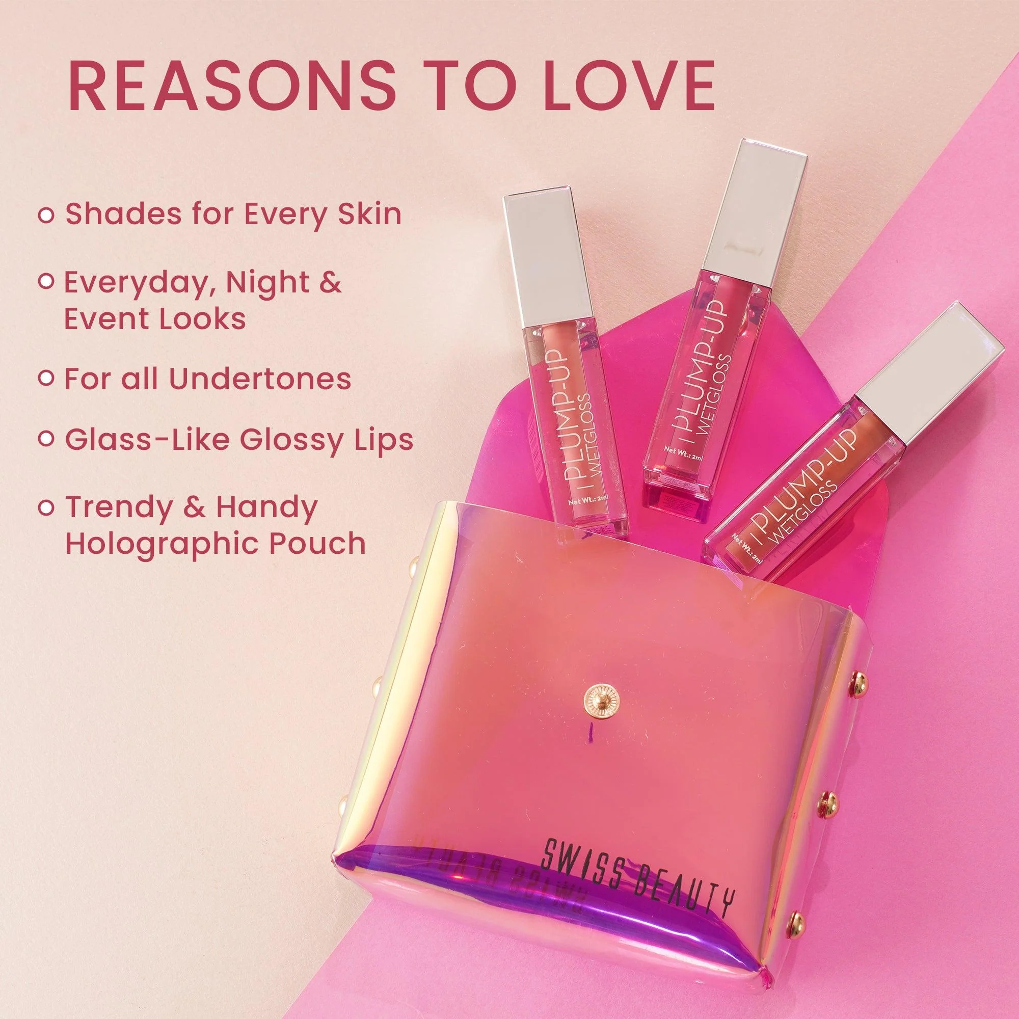 Everyday Lip Gloss Trio Makeup Kit - Image 3