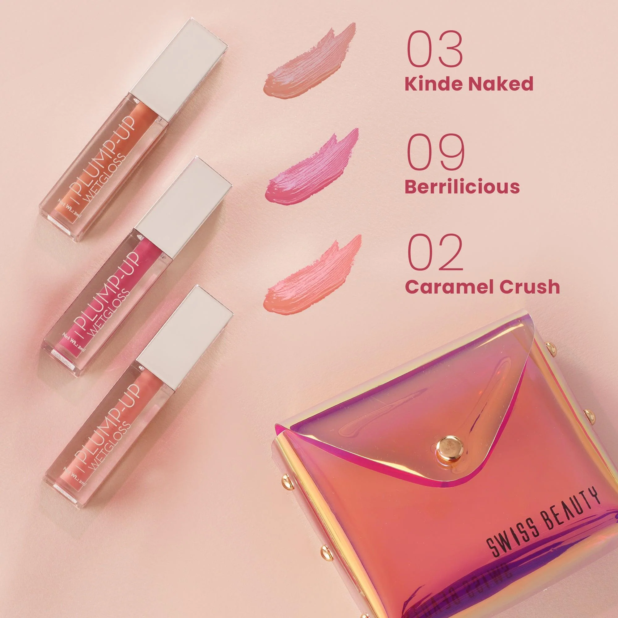 Everyday Lip Gloss Trio Makeup Kit - Image 6