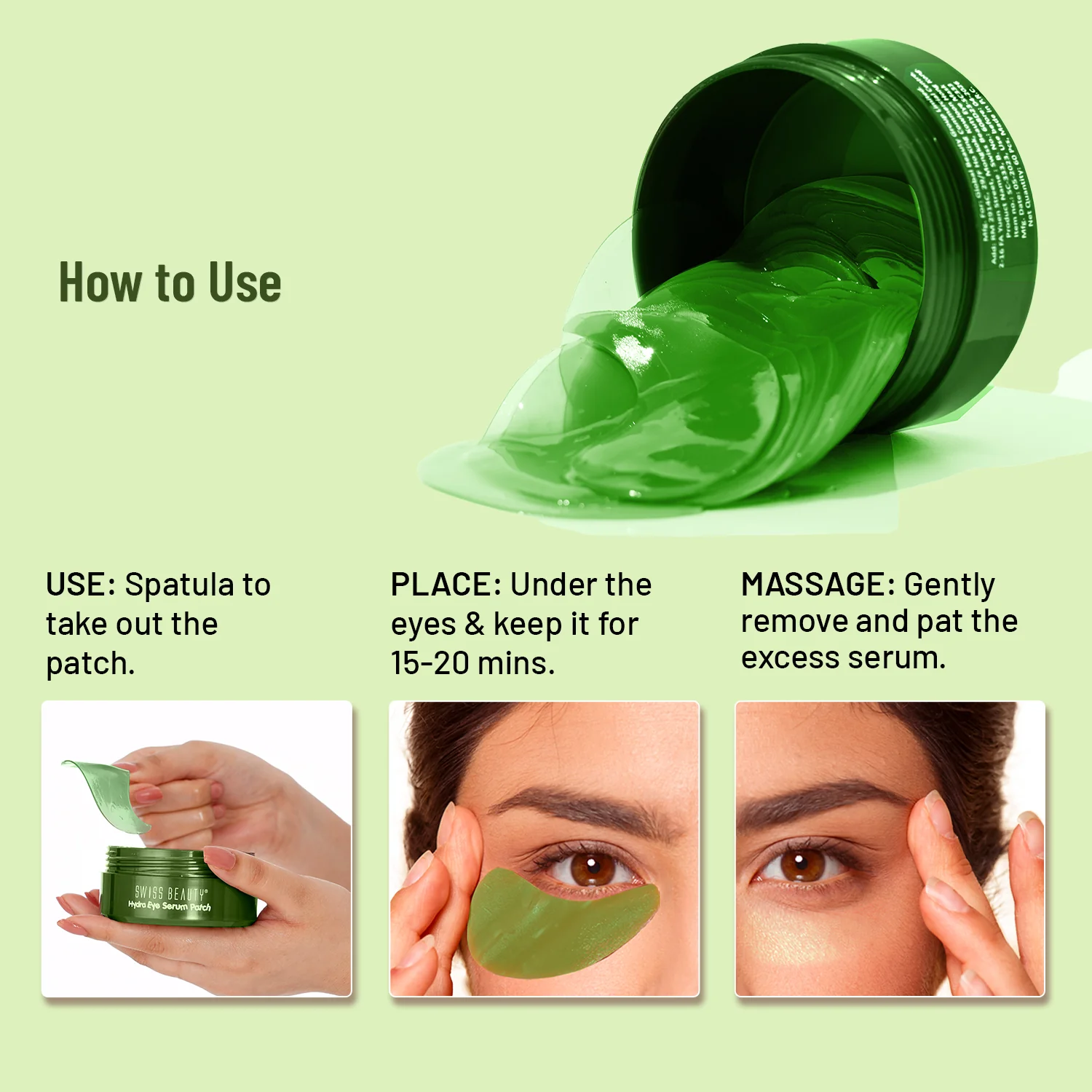 Hydra Eye Serum Patch with Aloe Vera - Image 8