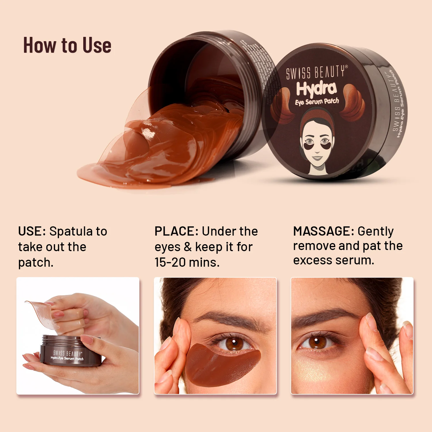 Hydra Eye Serum Patch with Coffee - Image 8