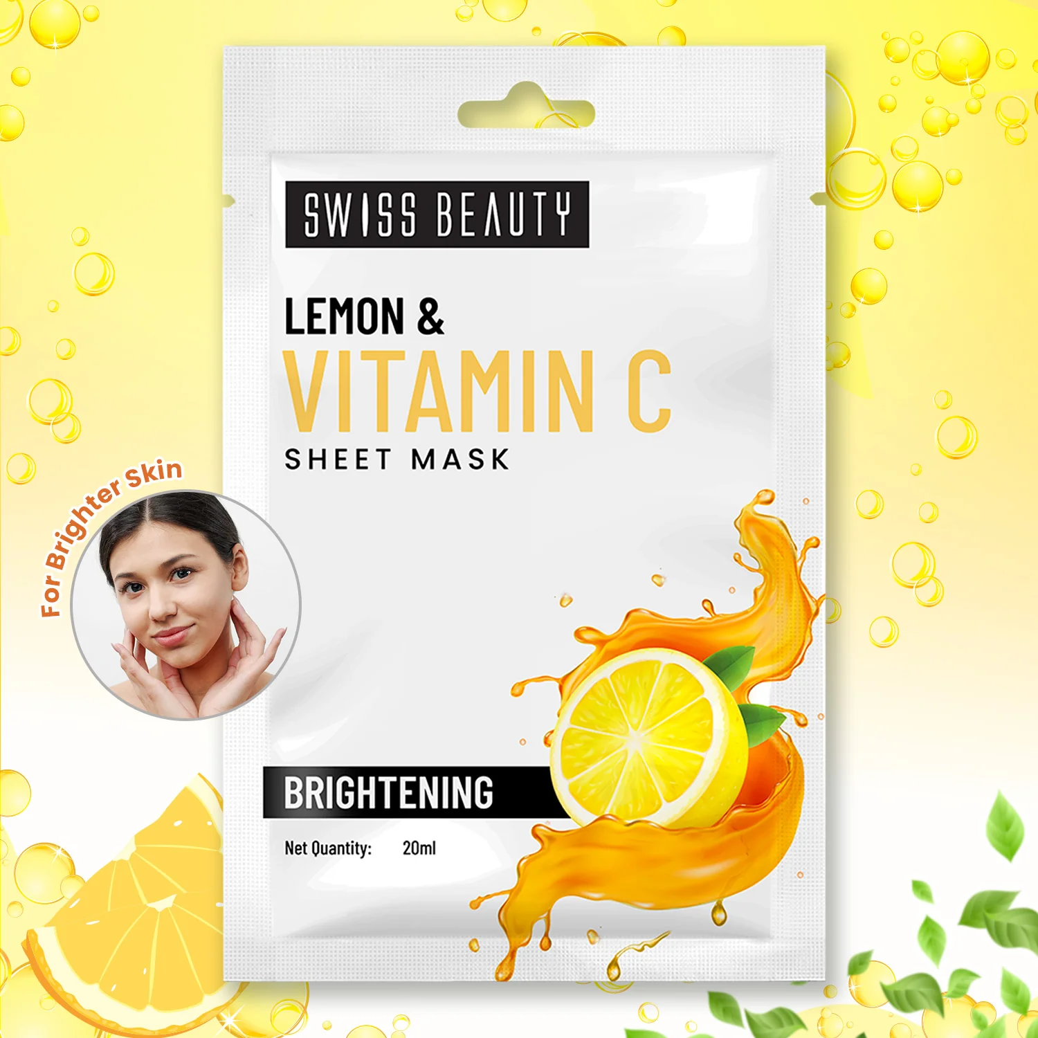 Lemon & Vitamin C Sheet Mask - Image 3
