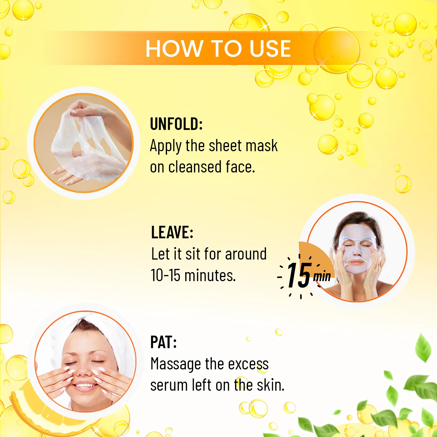 Lemon & Vitamin C Sheet Mask - Image 7