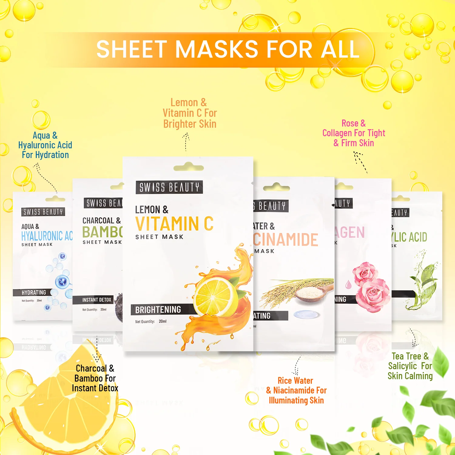 Lemon & Vitamin C Sheet Mask - Image 8