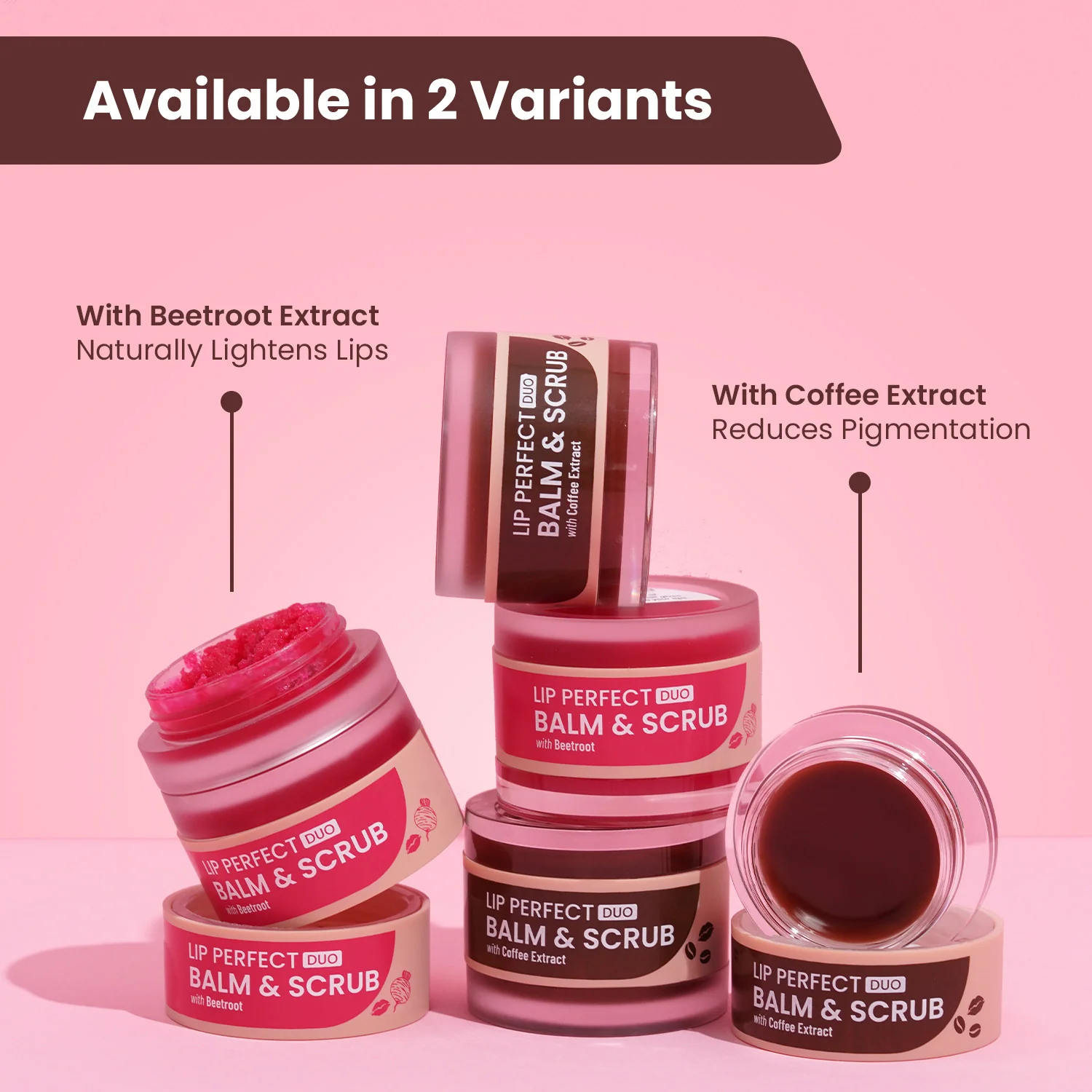 Lip Perfect Duo Balm & Scrub with Coffee Extract - Image 7