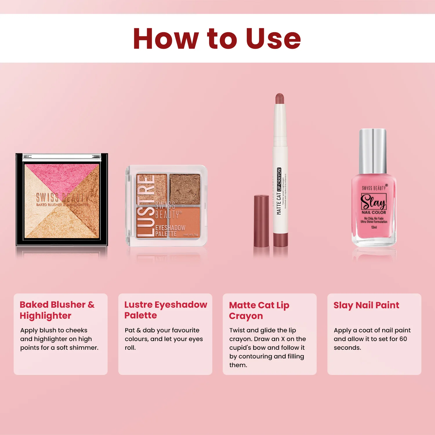MODERN RANI MAKEUP KIT WITH FREE POUCH (worth Rs 499) - Image 6