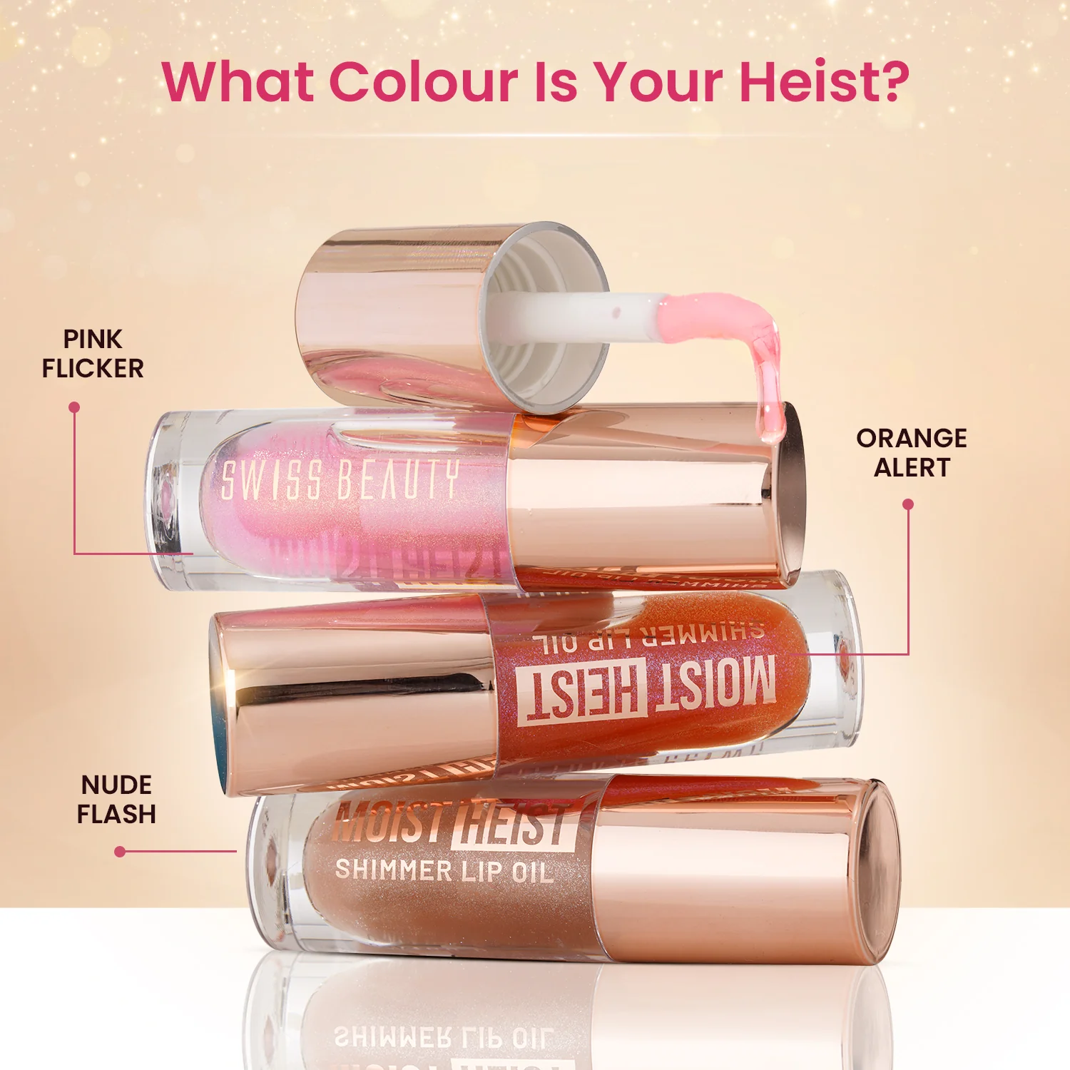 Moist Heist Shimmer Lip Oil - Image 9