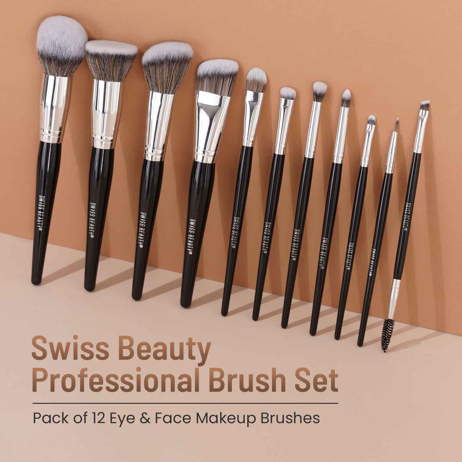 Professional Series Makeup Brush 12 Piece Set - Image 4