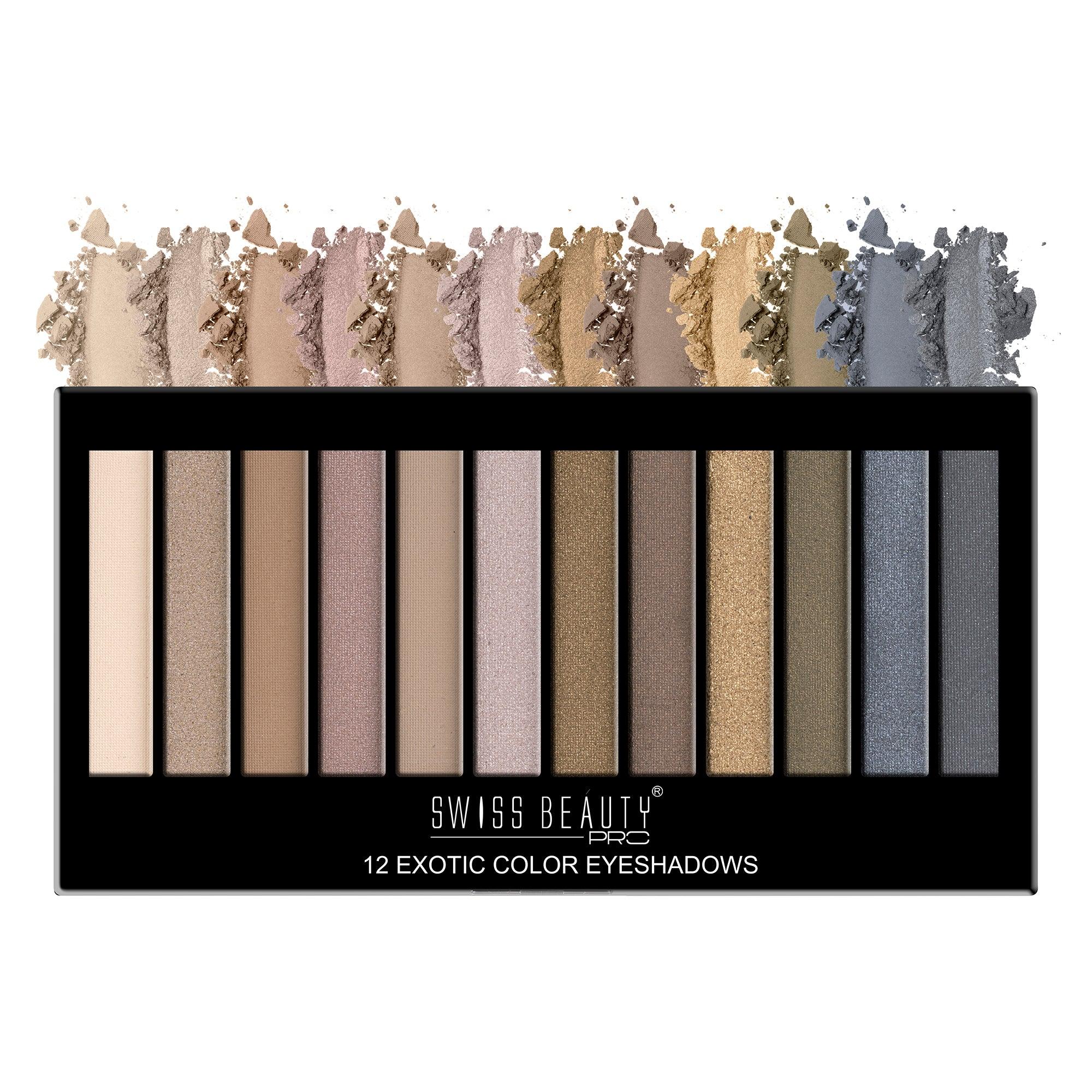 Pro 12 Exotic Color Eyeshadows - Image 3
