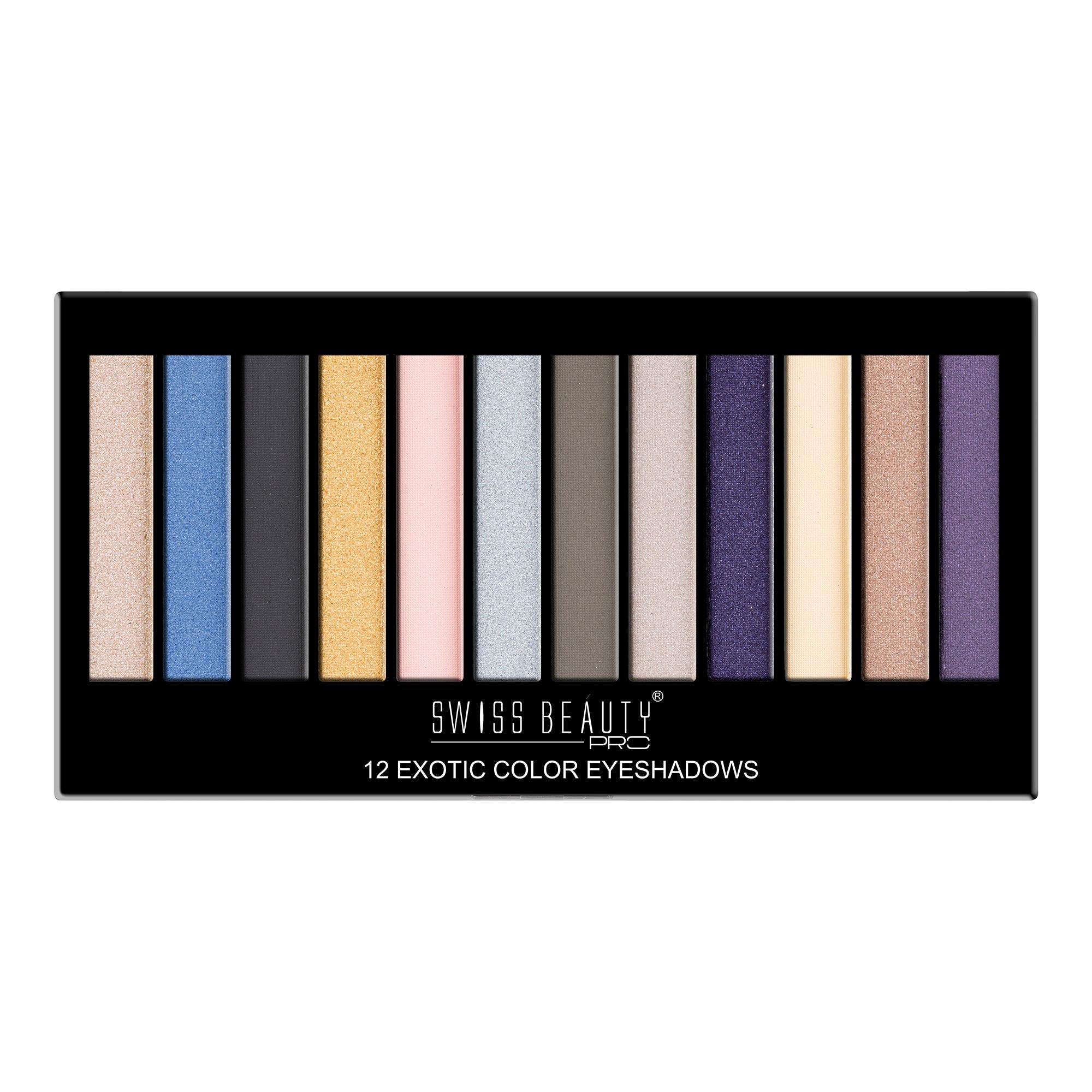 Pro 12 Exotic Color Eyeshadows - Image 5