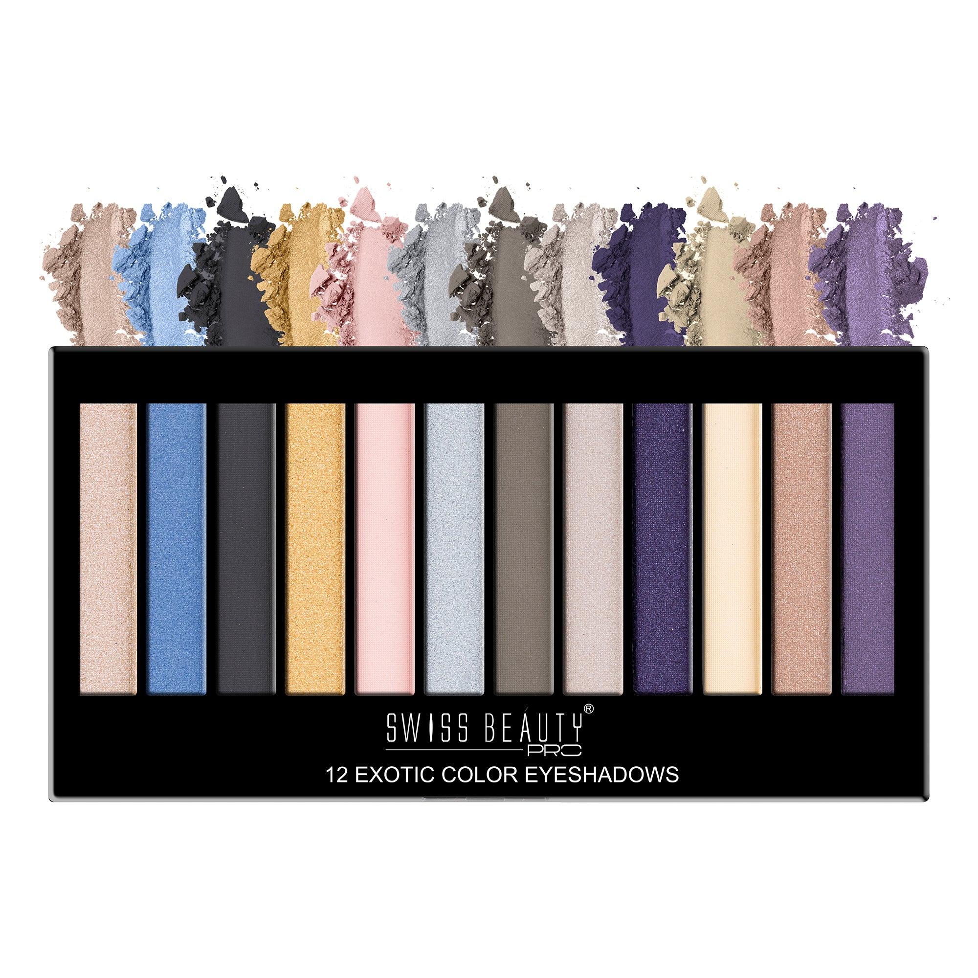 Pro 12 Exotic Color Eyeshadows - Image 7