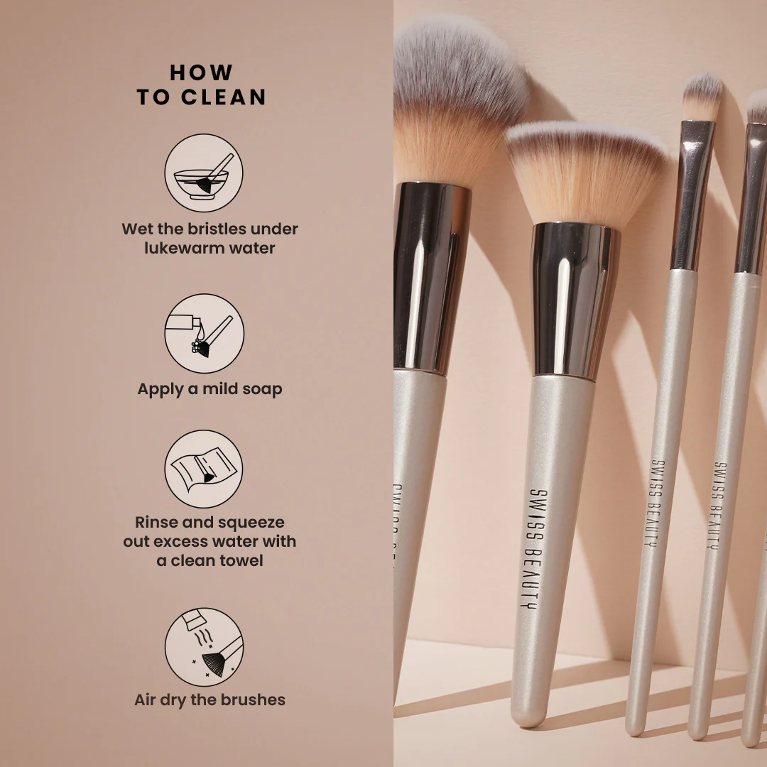 Professional Face & Eye Brush Set - Image 7