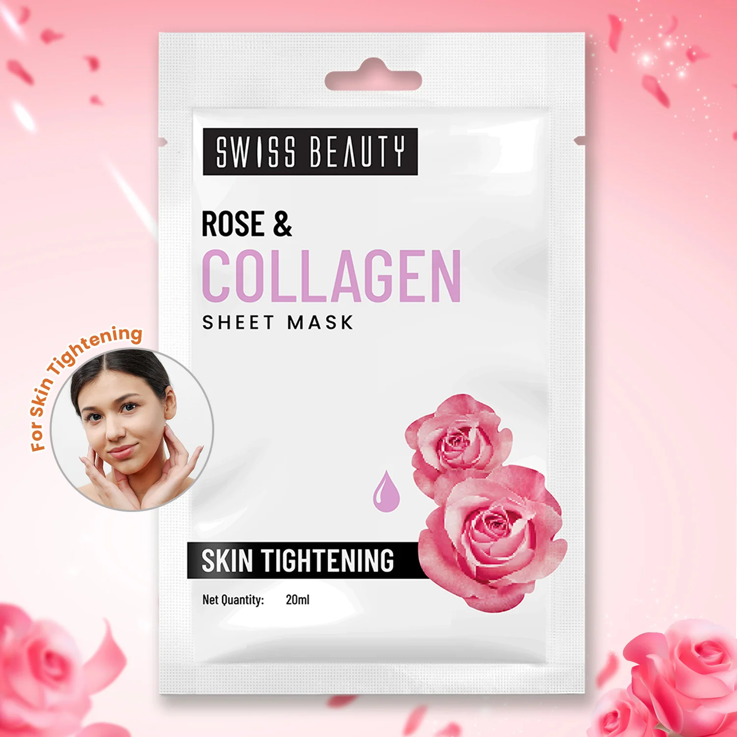 Rose & Collagen Sheet Mask - Image 3