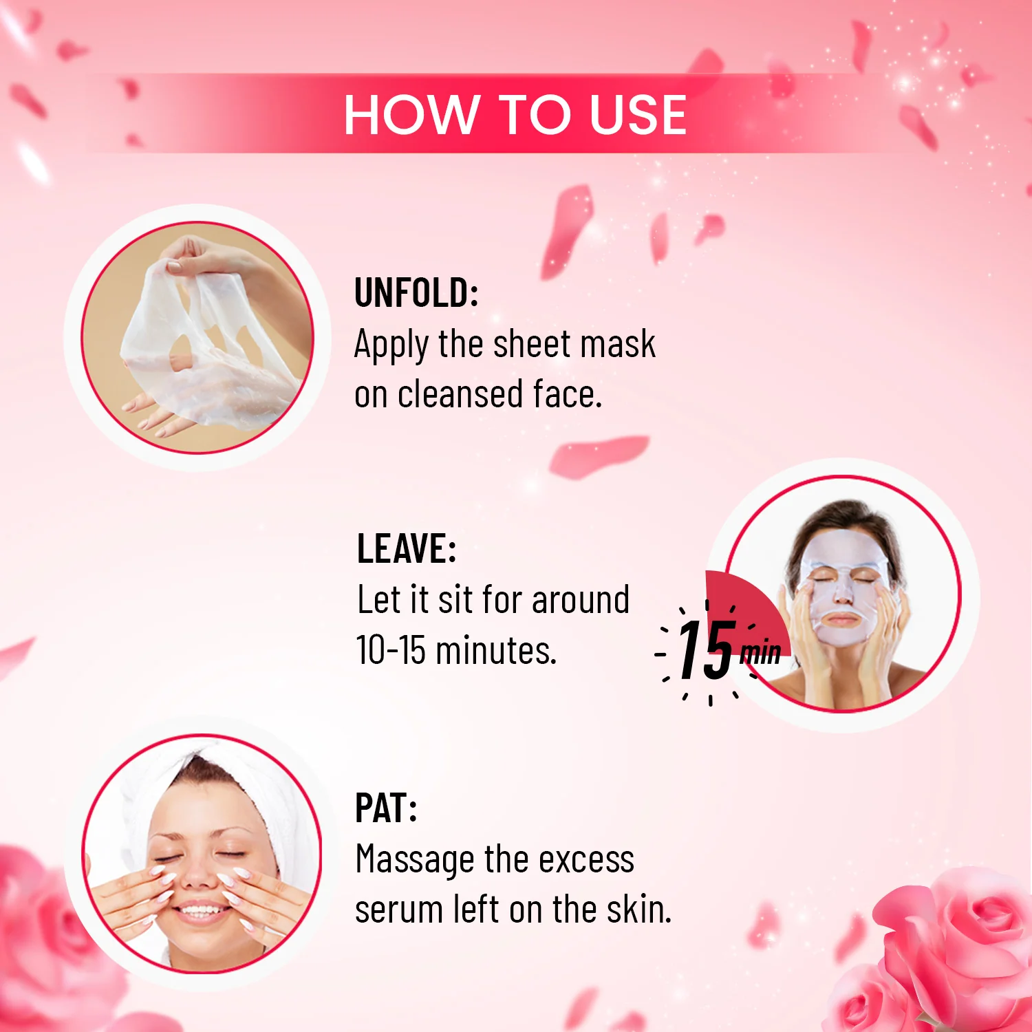 Rose & Collagen Sheet Mask - Image 7