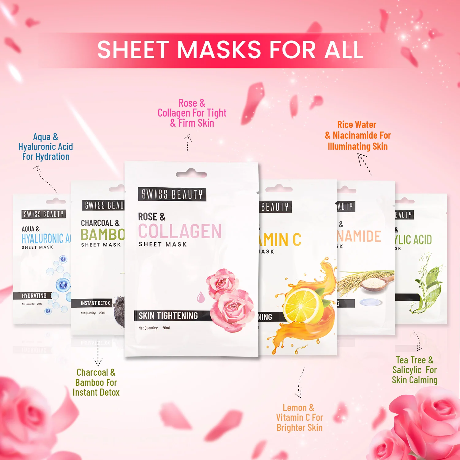 Rose & Collagen Sheet Mask - Image 8