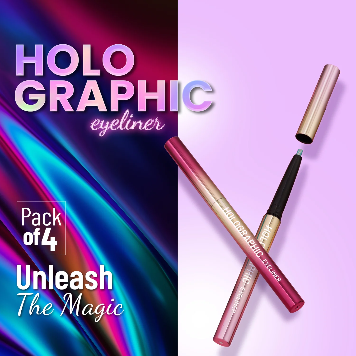 Holographic Eyeliner Pack Of 4 - Image 2