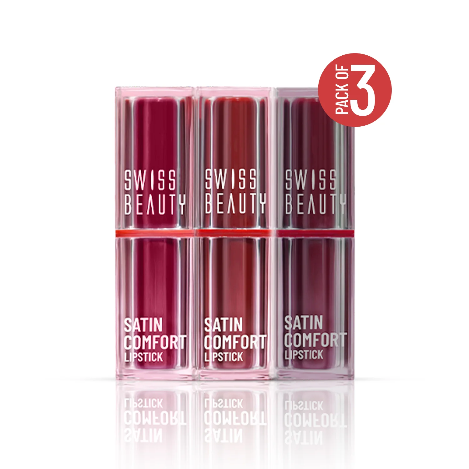 Satin Comfort Lipstick Trio3-in-1 - Image 3