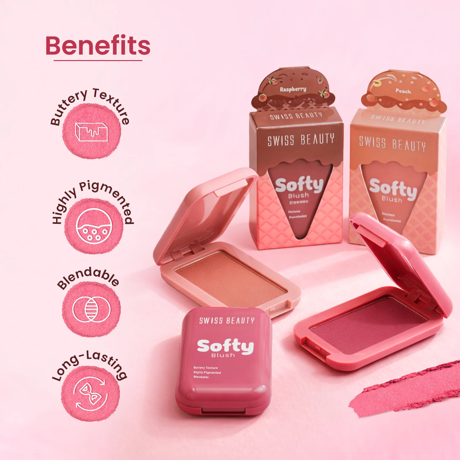 Swiss Beauty Softy Blush - Image 5