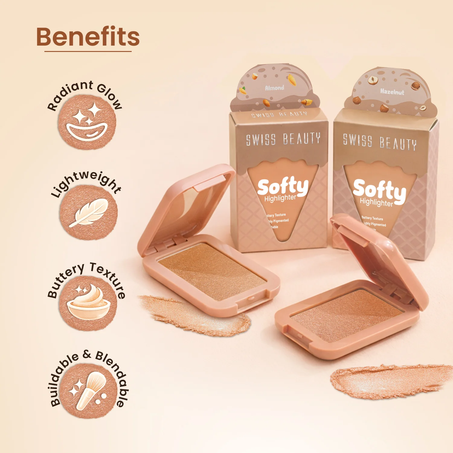 Swiss Beauty Softy Highlighter - Image 4