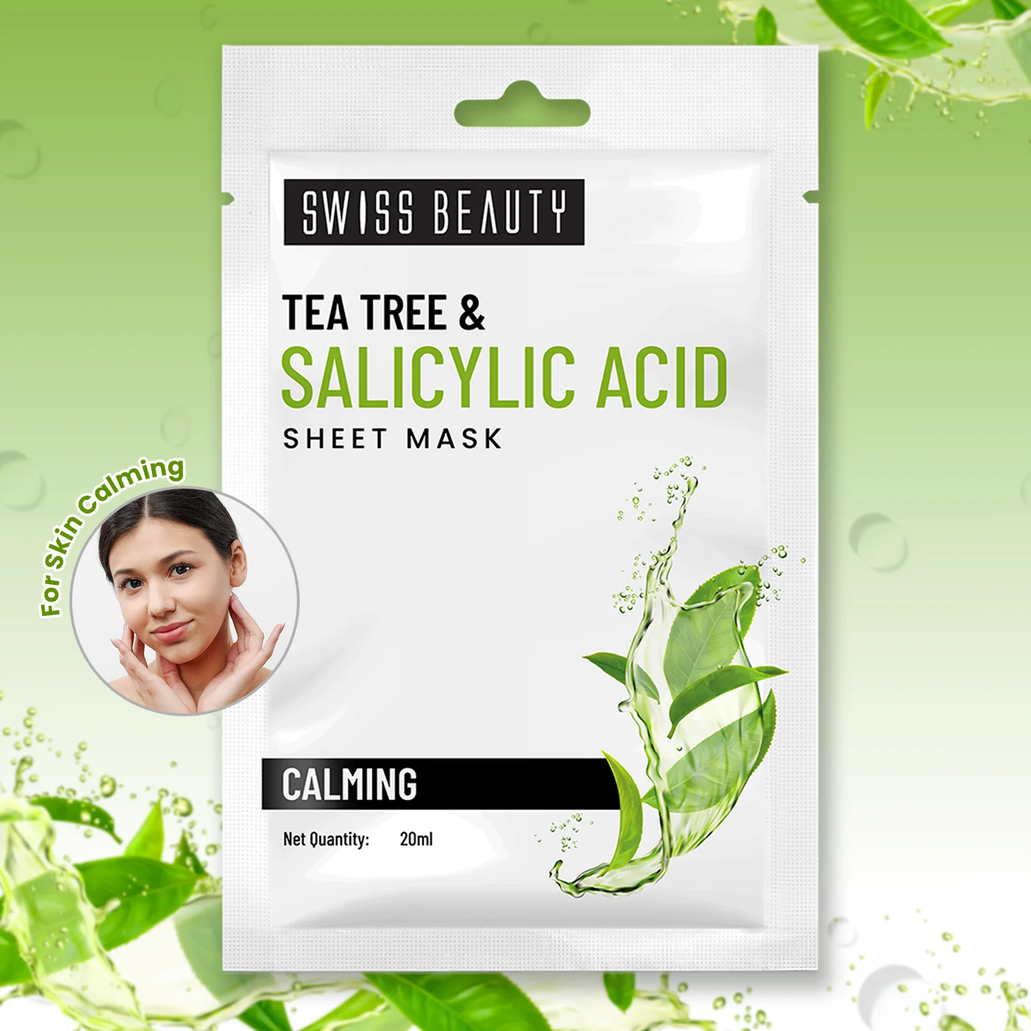Tea tree & Salicylic Acid Sheet Mask - Image 3