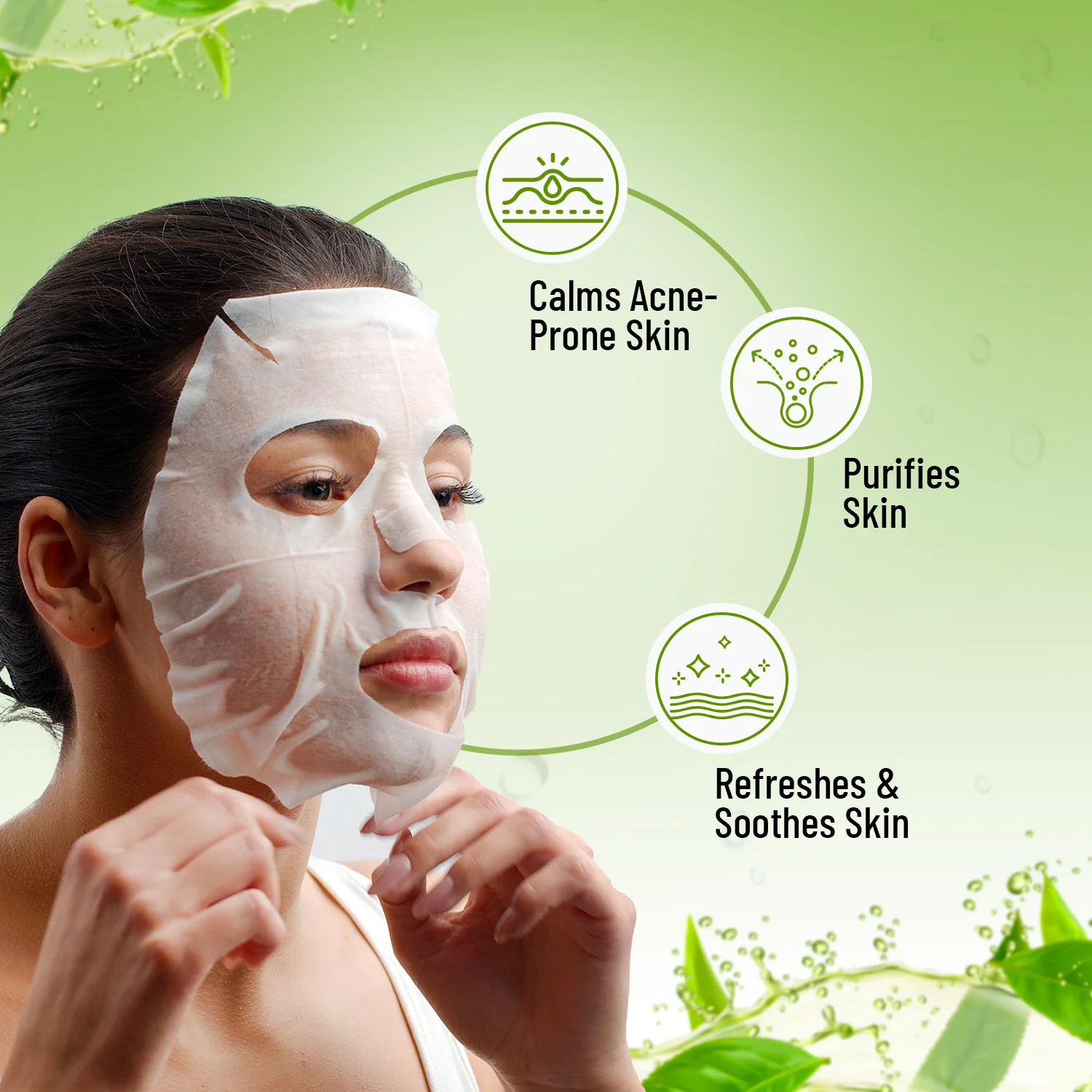 Tea tree & Salicylic Acid Sheet Mask - Image 4