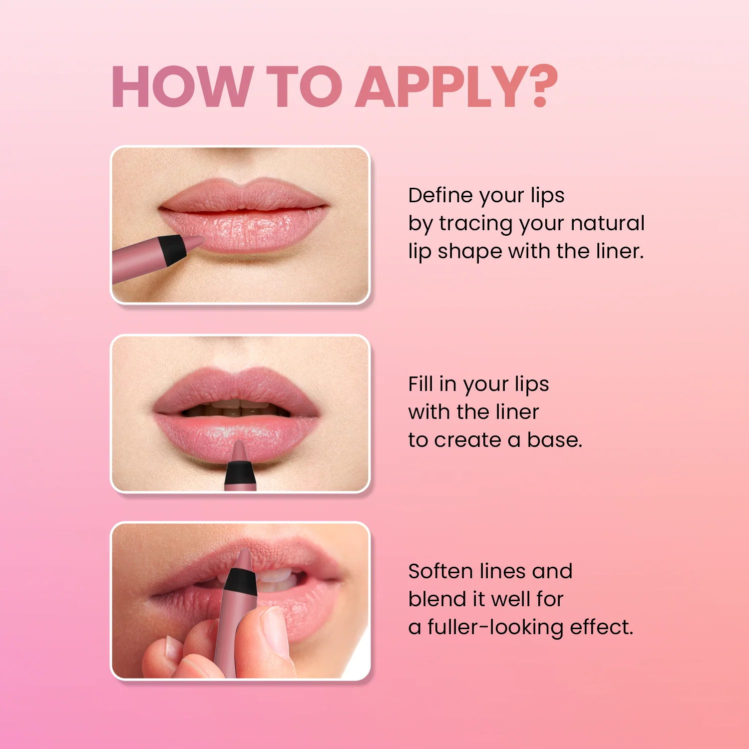 Two in One lip liner & Lip Filler - Image 56