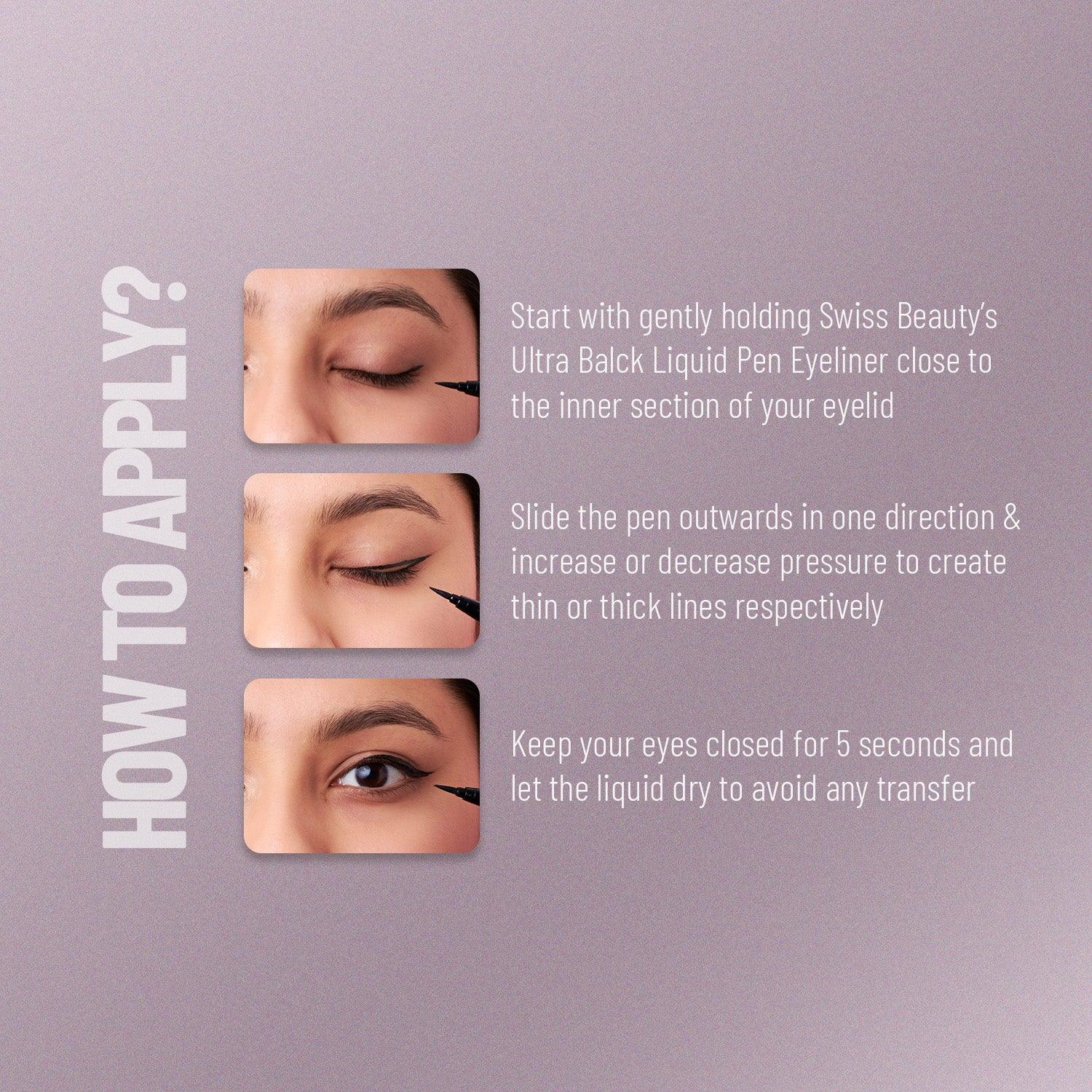 Ultra Black Liquid Pen Eyeliner - Image 5