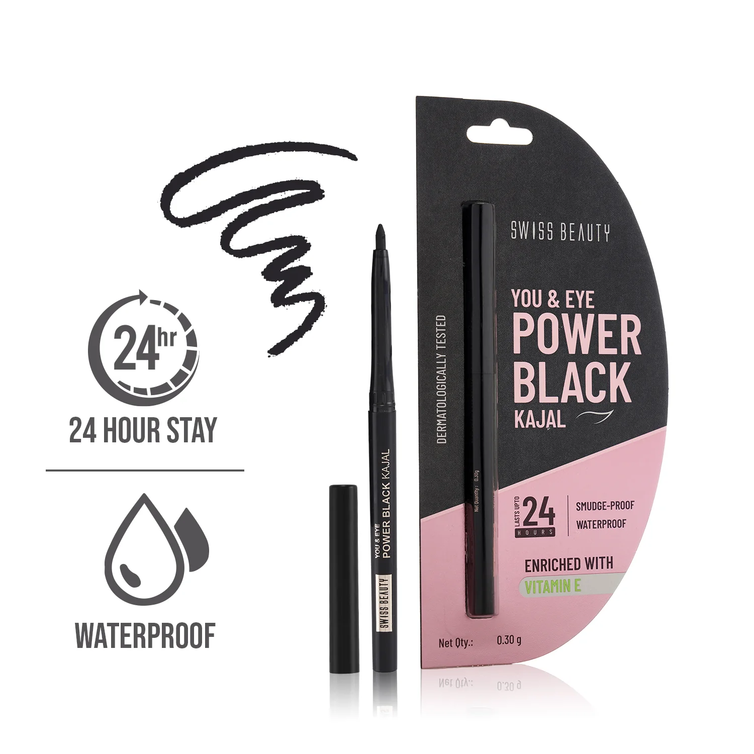 You & Eye Power Black Kajal - Image 2