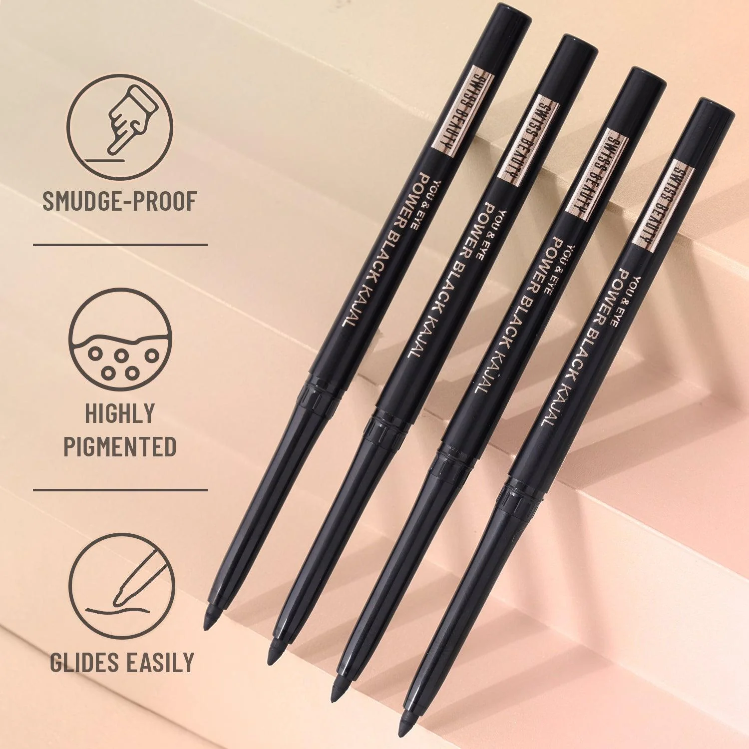 You & Eye Power Black Kajal - Twin pack - Image 3